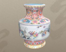 乾隆珐琅彩婴戏图尊